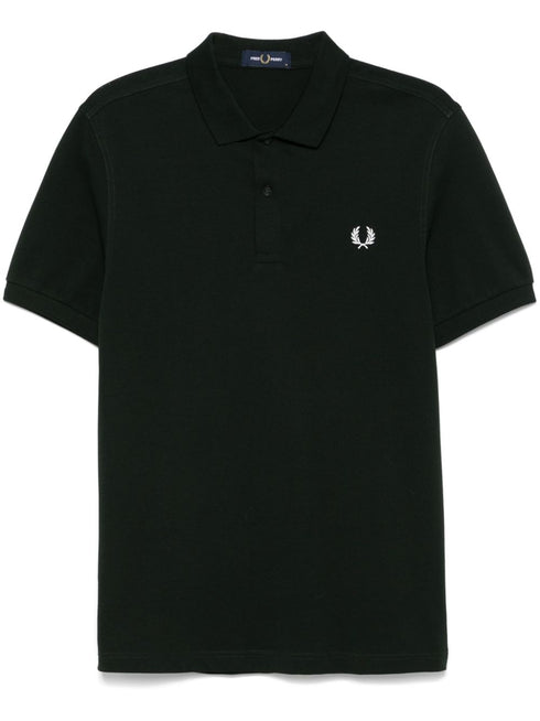 logo-embroidered polo shirt