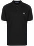embroidered logo polo shirt