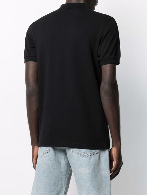 embroidered logo polo shirt