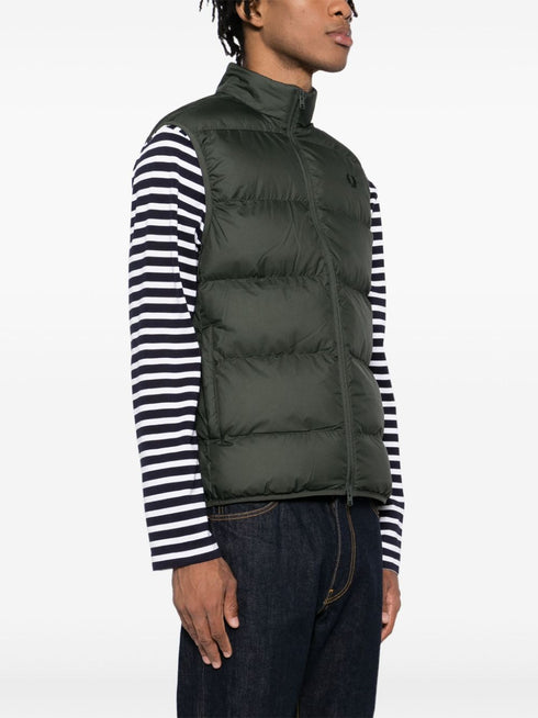 kurtka pikowana z haftowanym logo