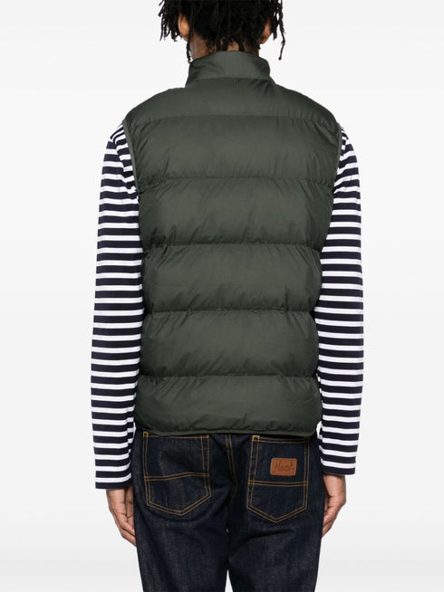 kurtka pikowana z haftowanym logo