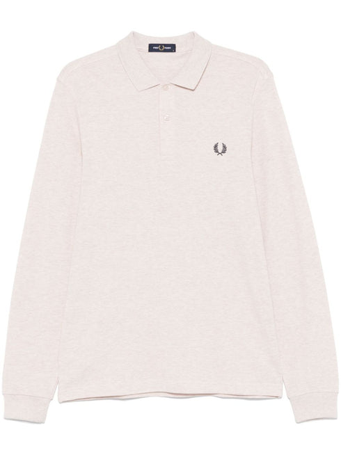 embroidered-logo polo shirt