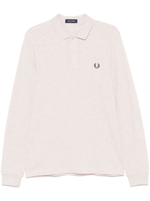 embroidered-logo polo shirt