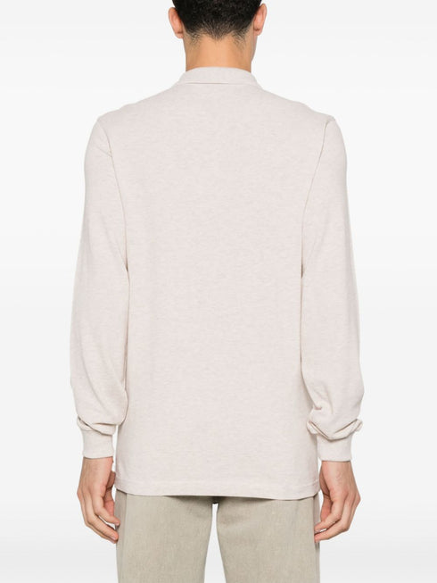 embroidered-logo polo shirt