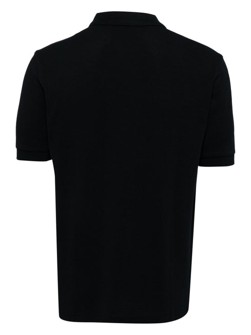 embroidered logo polo shirt