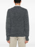 bouclé crew-neck sweater