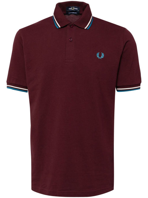 logo-embroidered polo shirt