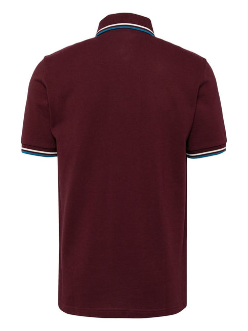 logo-embroidered polo shirt