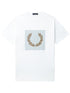 logo-flocked cotton T-shirt