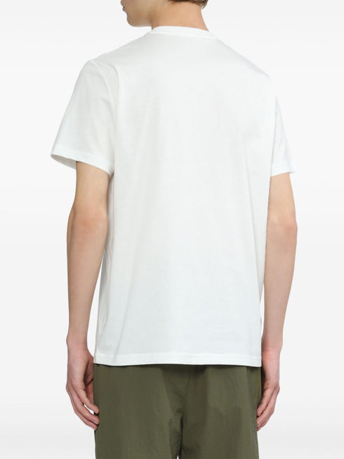 logo-flocked cotton T-shirt