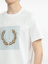 logo-flocked cotton T-shirt