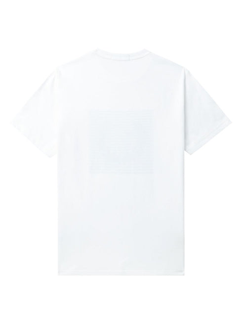 logo-flocked cotton T-shirt