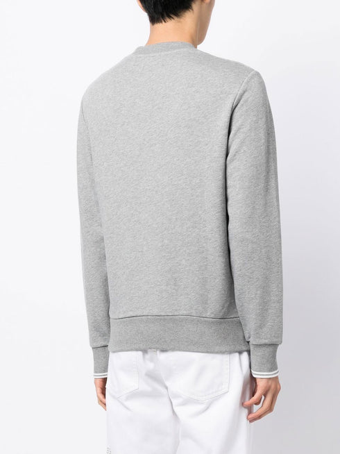 logo-embroidered cotton-blend sweatshirt