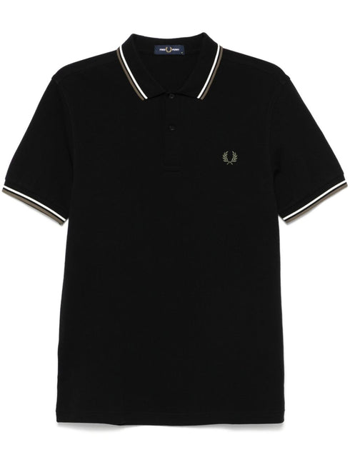 logo-embroidered polo shirt
