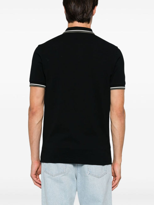 logo-embroidered polo shirt