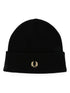 embroidered-logo beanie hat