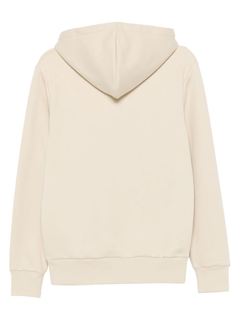 logo-embroidered hoodie