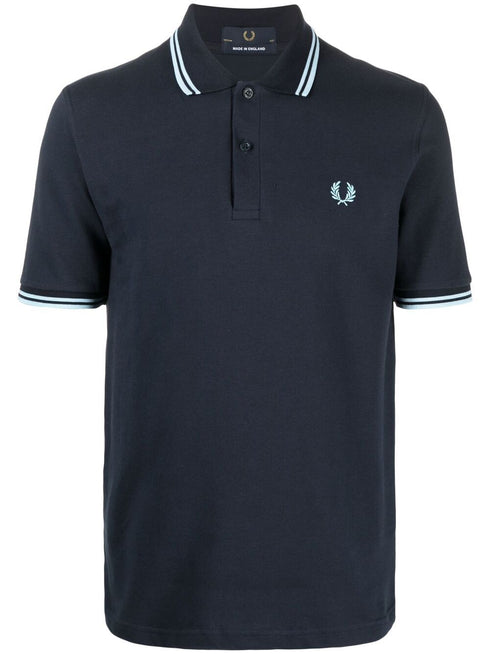 embroidered-logo polo shirt