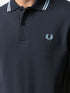embroidered-logo polo shirt