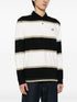 striped cotton polo shirt
