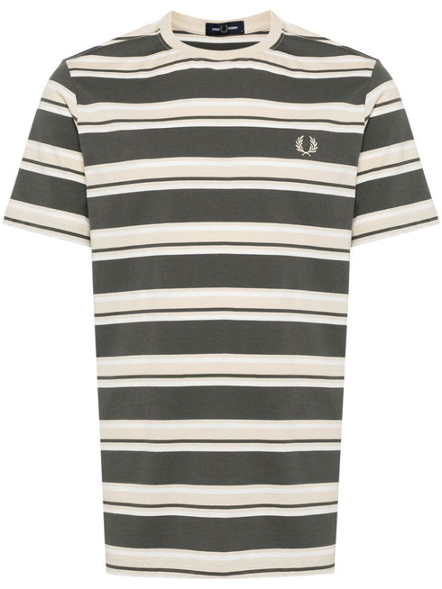 striped cotton T-shirt