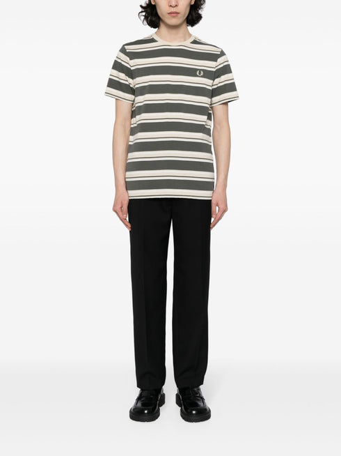 striped cotton T-shirt