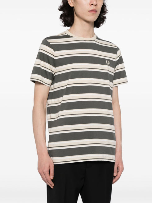 striped cotton T-shirt