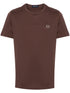logo-embroidered cotton T-shirt