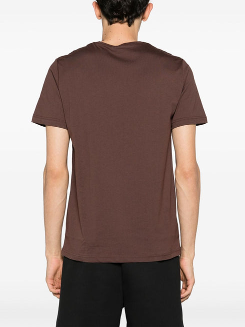logo-embroidered cotton T-shirt