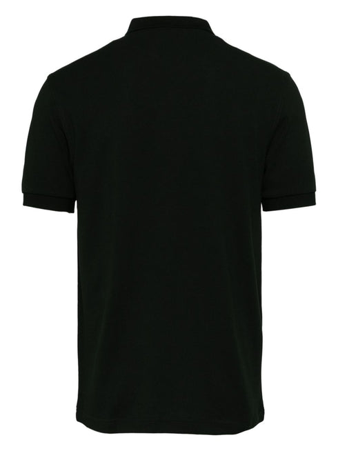 logo-embroidered cotton polo shirt