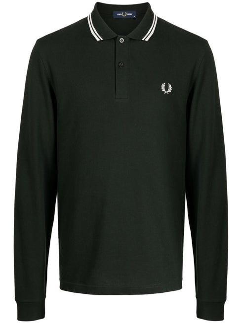 long-sleeve polo shirt