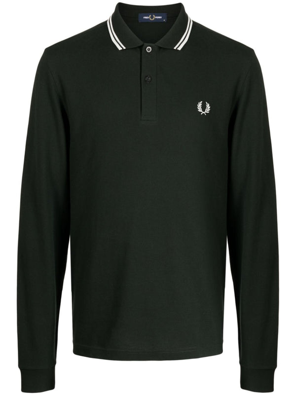 long-sleeve polo shirt