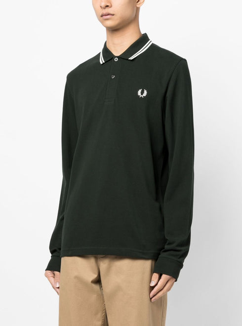 long-sleeve polo shirt