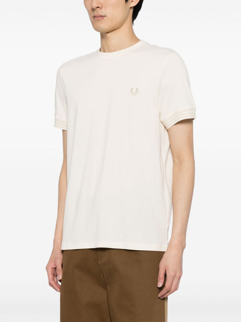 bawełniana koszulka z haftowanym logo