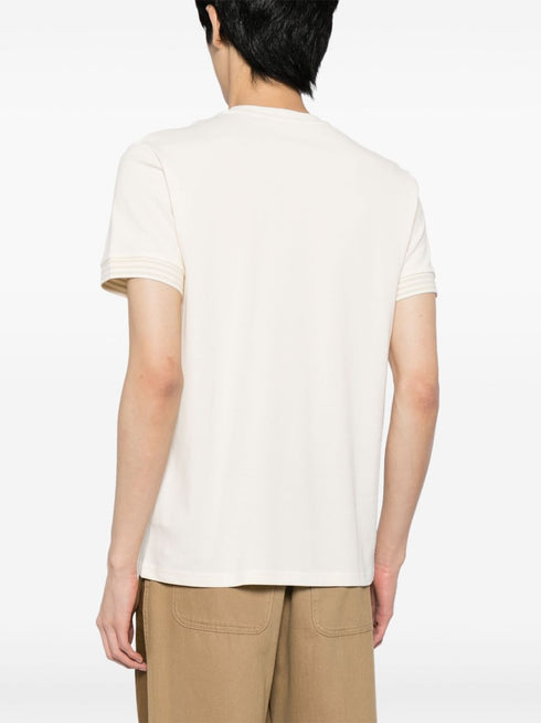 bawełniana koszulka z haftowanym logo