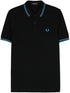 logo-embroidered cotton polo shirt