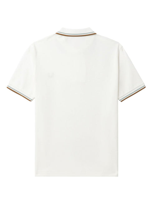 embroidered-logo cotton polo shirt