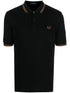 embroidered-logo polo shirt