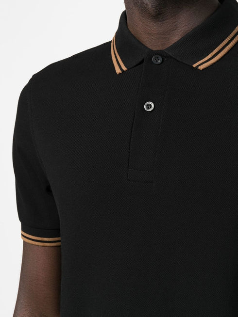 embroidered-logo polo shirt