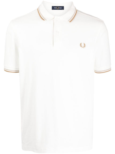 Laurel Wreath-embroidered polo shirt