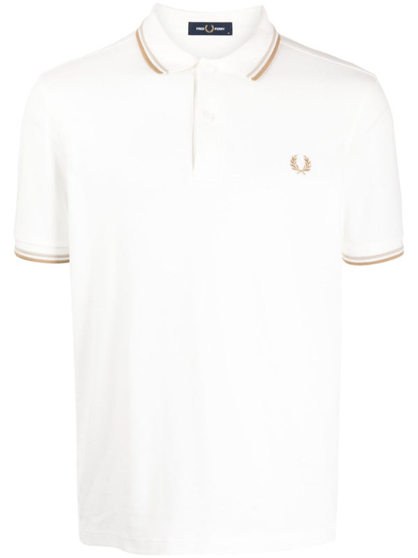 Laurel Wreath-embroidered polo shirt