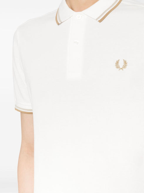 Laurel Wreath-embroidered polo shirt