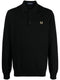 logo-embroidered wool-blend jumper