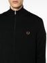 logo-embroidered knitted sweatshirt
