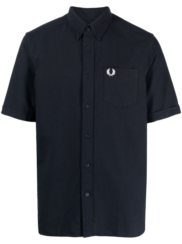 short-sleeve cotton shirt