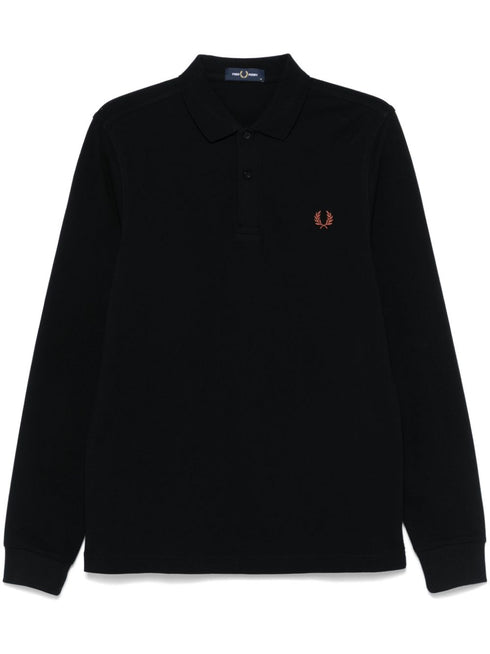 logo-embroidered polo shirt