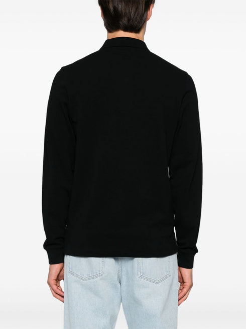 logo-embroidered polo shirt