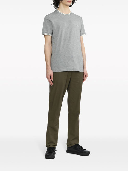 bawełniana koszulka z haftowanym logo