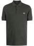 Laurel Wreath-embroidered cotton polo shirt