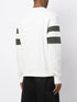 Ringer-embroidered cotton sweatshirt